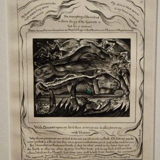 Musée marmottan william blake les cauchemars de job 1825 — ds le titre | Canvas 16x24