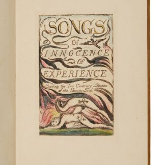 William Blake - Songs of Innocence and of Experience title page (Tulk-Rothschild-Blunt copy) — WIlliam Blake | Poster 24x36