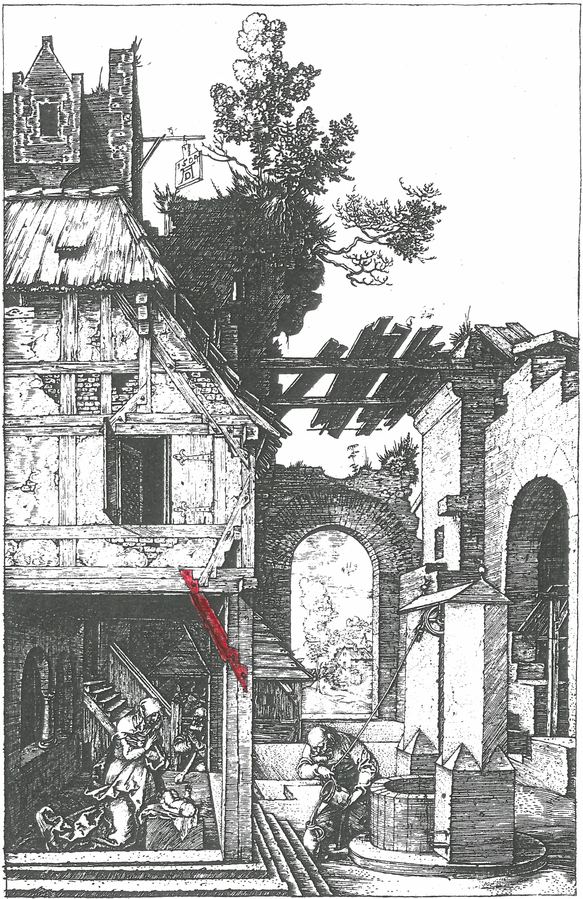 Kopfband (Albrecht Dürer, Geburt Christi, 1504) — Albrecht Dürer (1471-1528) | Poster 18x24