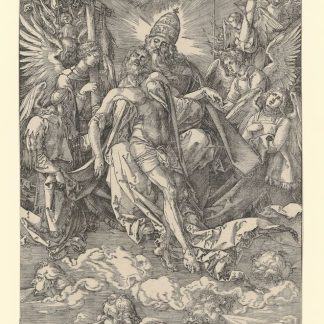La Sainte Trinité - estampe - AD 1511 (Albrecht Dürer) (monogr.) - btv1b53215310b (1 of 2) — Dürer, Albrecht (1471-1528). Graveur | Poster 24x36