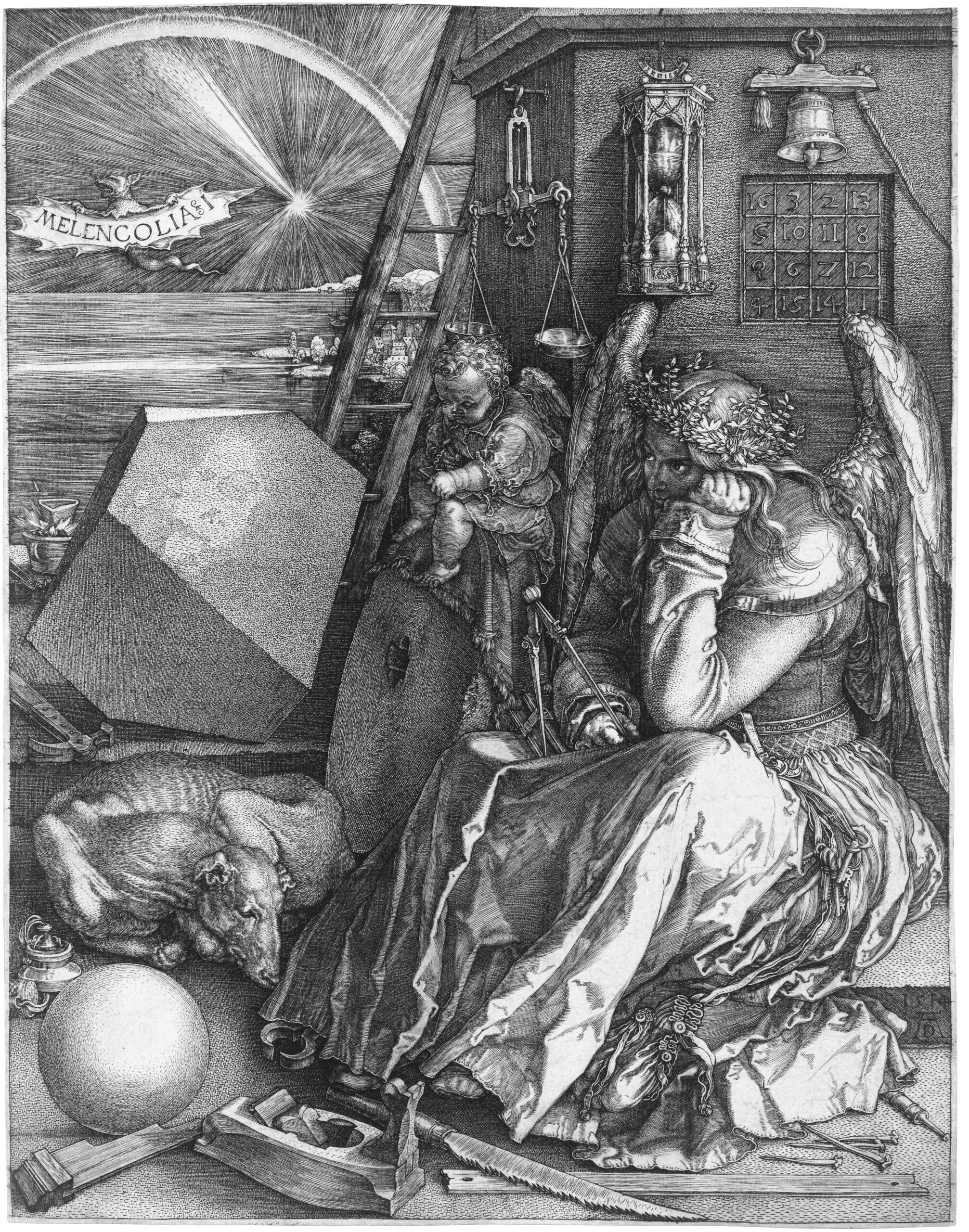 Dürer — Melencolia I (1514) | Poster 18x24
